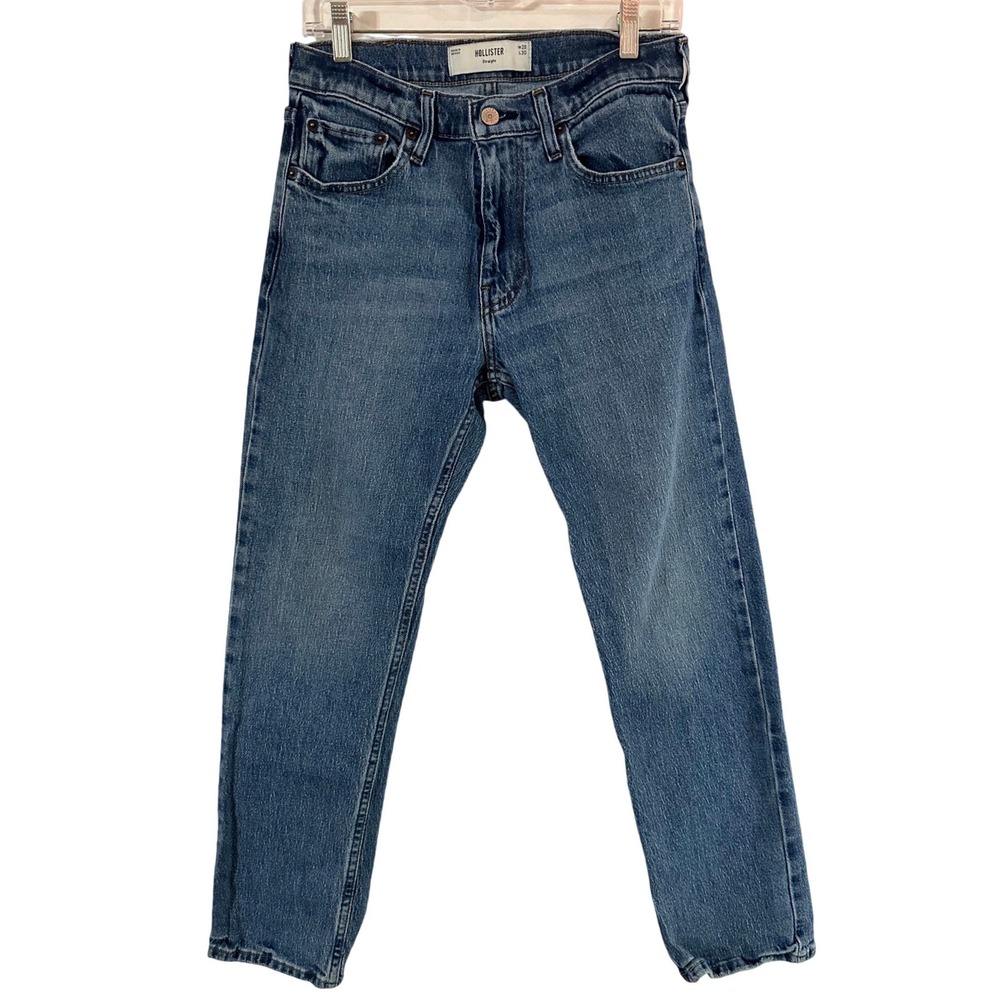 Hollister‎ Womens Straight Medium Blue Jeans Size 28 Length 30